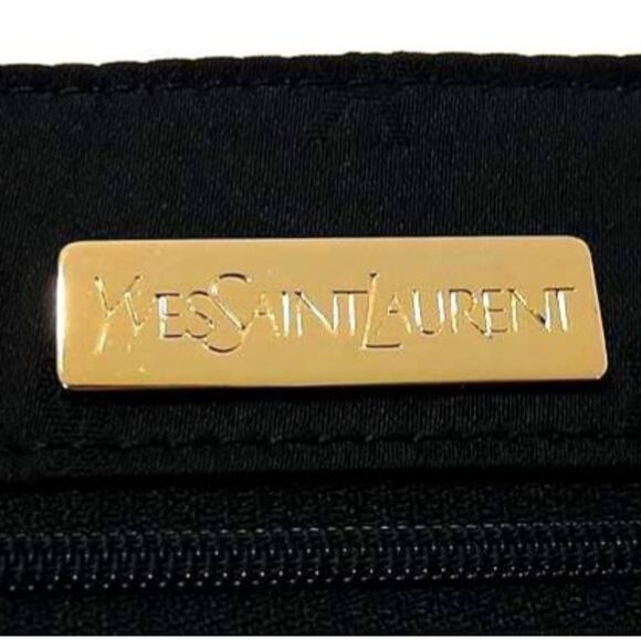 Yves Saint Laurent NEW Black Patent Leather & Gold Heart Vintage Handbag w/ COA - Picture 11 of 13
